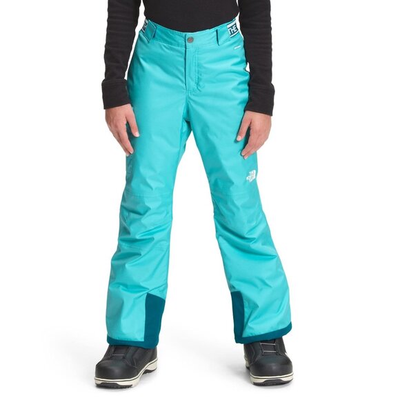 THE NORTH FACE Freedom Insulated Girls Snowboard Ski Pants Deep Blue XL 18 - Picture 1 of 13